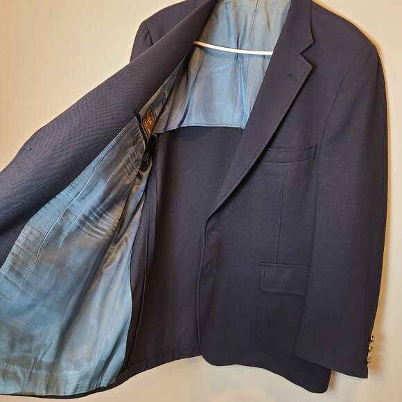 Vintage Chaps Ralph Lauren Royal Marines Blazer Suit Jacket Mens - Picture 3 of 10